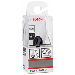 Bosch Hohlkehlfräser, 1/4-Zoll, R1 8mm, D 15,9mm, L 12,3mm, G 45mm Nr. 2608628633