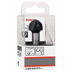 Bosch Hohlkehlfräser, 12mm, R1 12mm, D 24mm, L 15,9mm, G 57mm Nr. 2608628473