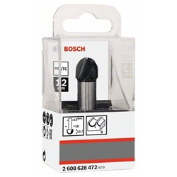 Bosch Hohlkehlfräser, 12mm, R1 8mm, D 16mm, L 12,7mm, G 54mm Nr. 2608628472