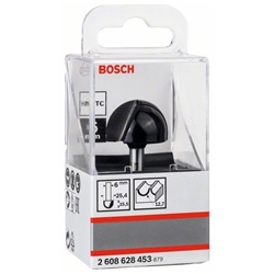 Bosch Hohlkehlfräser, 6mm, R1 12,7mm, D 25,4mm, L 15,6mm, G 49mm Nr. 2608628453