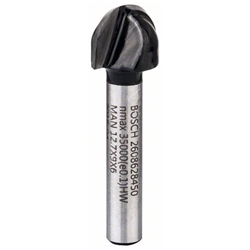 Bosch Hohlkehlfräser, 6mm, R1 6,3mm, D 12,7mm, L 9,2mm, G 40mm Nr. 2608628450