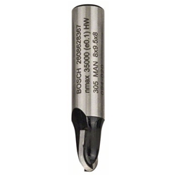 Bosch Hohlkehlfräser, 8mm, R1 4mm, D 8mm, L 9,2mm, G 40mm Nr. 2608628367