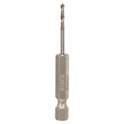 Bosch Holzspiralbohrer mit 1/4-Zoll-Sechskantschaft, 2x24x62mm Nr. 2608595518