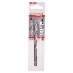 Bosch Holzspiralbohrer mit 1/4-Zoll-Sechskantschaft, 8x75x117mm Nr. 2608595523 (Mindestbestellmenge 5 Stück)