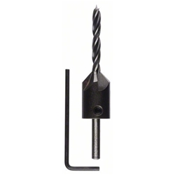 Bosch Holzspiralbohrer mit 90°-Senker, 5mm, 16mm Nr. 2608596392