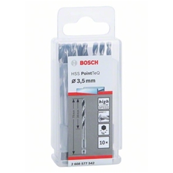Bosch HSS PointTeQ Sechskantbohrer 3,5mm, 10er-Pack Nr. 2608577542