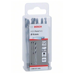 Bosch HSS PointTeQ Sechskantbohrer 4,0mm, 10er-Pack Nr. 2608577543