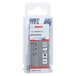 Bosch HSS PointTeQ Sechskantbohrer 4,2mm, 10er-Pack Nr. 2608577544