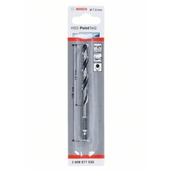 Bosch HSS PointTeQ Sechskantbohrer 7,5mm Nr. 2608577532
