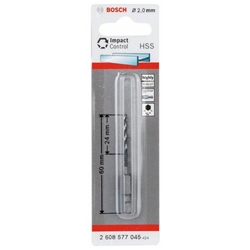Bosch HSS Spiralbohrer mit Sechskantschaft 2,0mm Nr. 2608577045