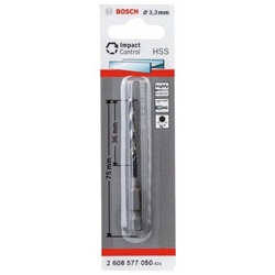 Bosch HSS Spiralbohrer mit Sechskantschaft 3,3mm Nr. 2608577050