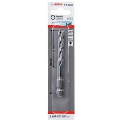 Bosch HSS Spiralbohrer mit Sechskantschaft 5,5mm Nr. 2608577057