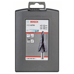Bosch HSS-AlTiN-Stufenbohrerset, 3-tlg., 4-12/4-20/6-30 Nr. 2608588069