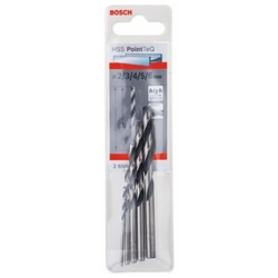 Bosch HSS-Spiralbohrer-Set PointTeQ, 5-tlg., 2-6mm Nr. 2608577345