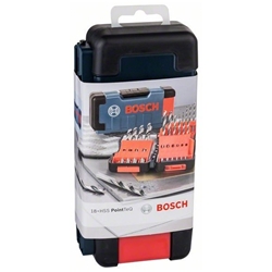 Bosch HSS-Spiralbohrer-Set, PointTeQ, 18-tlg., ToughBox, 1-10mm Nr. 2608577350