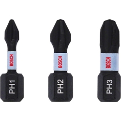 Bosch Impact Control PH Insert Bits, 3 Stück Nr. 2608522470