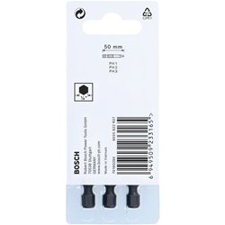 Bosch Impact Control PH Power Bits, 3 Stück Nr. 2608522491