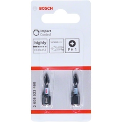 Bosch Impact Control PH1 Insert Bits, 2 Stück Nr. 2608522468