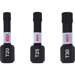 Bosch Impact Control T Insert Bits, 3 Stück Nr. 2608522479