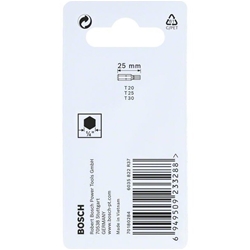 Bosch Impact Control T Insert Bits, 3 Stück Nr. 2608522479