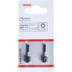 Bosch Impact Control T15 Insert Bits, 2 Stück Nr. 2608522473