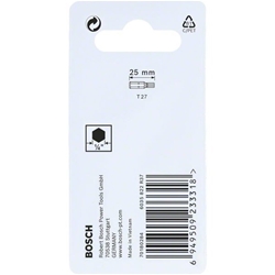 Bosch Impact Control T27 Insert Bits, 2 Stück Nr. 2608522476