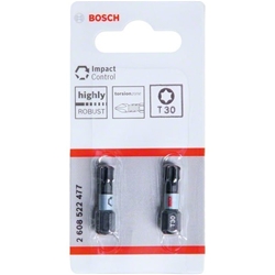 Bosch Impact Control T30 Insert Bits, 2 Stück Nr. 2608522477