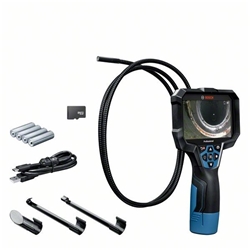 Bosch Inspektionskamera GIC 12V-5-27 C, 4x1,5V-LR6-Batterie, Akku-Adapter Nr. 0601241400