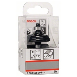 Bosch Kantenformfräser A, 8mm, R1 4,8mm, B 11mm, L 14,3mm, G 57mm Nr. 2608628393