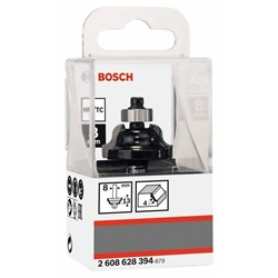 Bosch Kantenformfräser B, 8mm, R1 4mm, B 8mm, L 12,4mm, G 54mm Nr. 2608628394