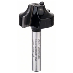 Bosch Kantenformfräser E, 1/4-Zoll, R1 6,3mm, D 25,4mm, L 14mm, G 46mm Nr. 2608628424