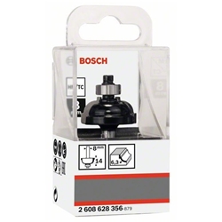 Bosch Kantenformfräser F, 8mm, R1 6,3mm, D 28,5mm, L 13,2mm, G 54mm Nr. 2608628356