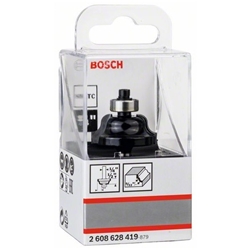 Bosch Kantenfräser B, 1/4-Zoll, R1 4mm, D1 28,6mm, B 8mm, L 12,4mm, G 54mm Nr. 2608628419
