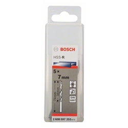 Bosch Karosseriebohrer HSS-R, DIN 1897, 7x34x74mm, 5er-Pack Nr. 2608597253