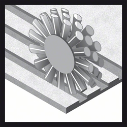 Bosch Kegelbürste Clean for Metal, 100mm, gewellter Stahldraht Nr. 2608622057