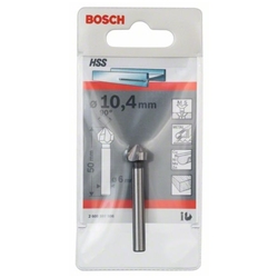 Bosch Kegelsenker mit zylindrischem Schaft, Ø: 10,4mm, M5, Gesamtlänge 50mm, Schaft-Ø: 6mm Nr. 2608597506