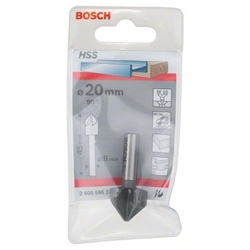 Bosch Kegelsenker mit zylindrischem Schaft, Ø: 20,0mm, M10, Gesamtlänge 45mm, Schaft-Ø: 8mm Nr. 2608596373