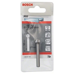Bosch Kegelsenker mit zylindrischem Schaft, Ø: 8,3mm, M4, Gesamtlänge 50mm, Schaft-Ø: 6mm Nr. 2608597505