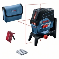 Bosch Kombilaser GCL 2-50 C, mit 4x1,5-V-LR6-(AA)-Batterien, Akku-Adapter, RM 2 Nr. 0601066G00