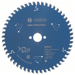 Bosch Kreissägeblatt EXPERT for Aluminium, 165x20x2,6mm, 52 Zähne Nr. 2608644095