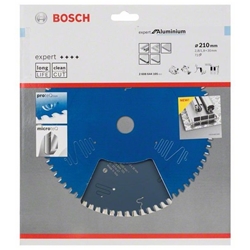 Bosch Kreissägeblatt EXPERT for Aluminium, 210x30x2,8mm, 72 Zähne Nr. 2608644105