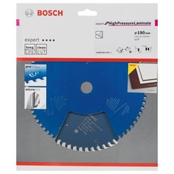 Bosch Kreissägeblatt EXPERT for High Pressure Laminate, 190x20x2,6mm, 56 Zähne Nr. 2608644134