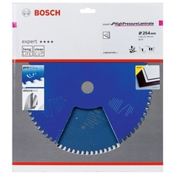 Bosch Kreissägeblatt EXPERT for High Pressure Laminate, 254x30x2,8mm, 80 Zähne Nr. 2608644360