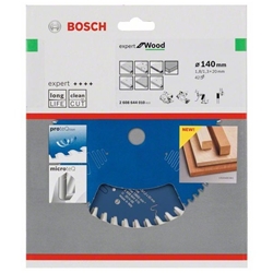 Bosch Kreissägeblatt EXPERT for Wood, 140x20x1,8mm, 42 Zähne Nr. 2608644010