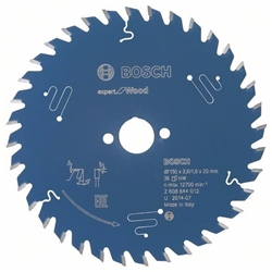 Bosch Kreissägeblatt EXPERT for Wood, 150x20x2,6mm, 36 Zähne Nr. 2608644012