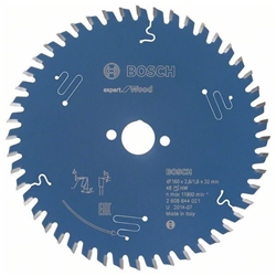 Bosch Kreissägeblatt EXPERT for Wood, 160x20x2,6mm, 48 Zähne Nr. 2608644021