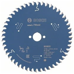 Bosch Kreissägeblatt EXPERT for Wood, 165x20x2,6mm, 48 Zähne Nr. 2608644024