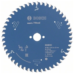 Bosch Kreissägeblatt EXPERT for Wood, 180x20x2,6mm, 48 Zähne Nr. 2608644031