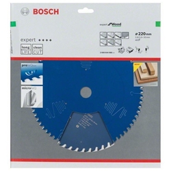 Bosch Kreissägeblatt EXPERT for Wood, 220x30x2,6mm, 48 Zähne Nr. 2608644088