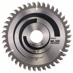 Bosch Kreissägeblatt Multi Material, 165x30x2,4mm, 42 Zähne Nr. 2608640519